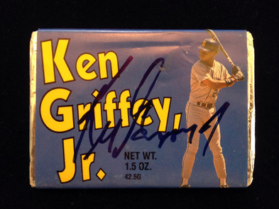 Ken Griffey Jr Autographed Rookie Candy Bar