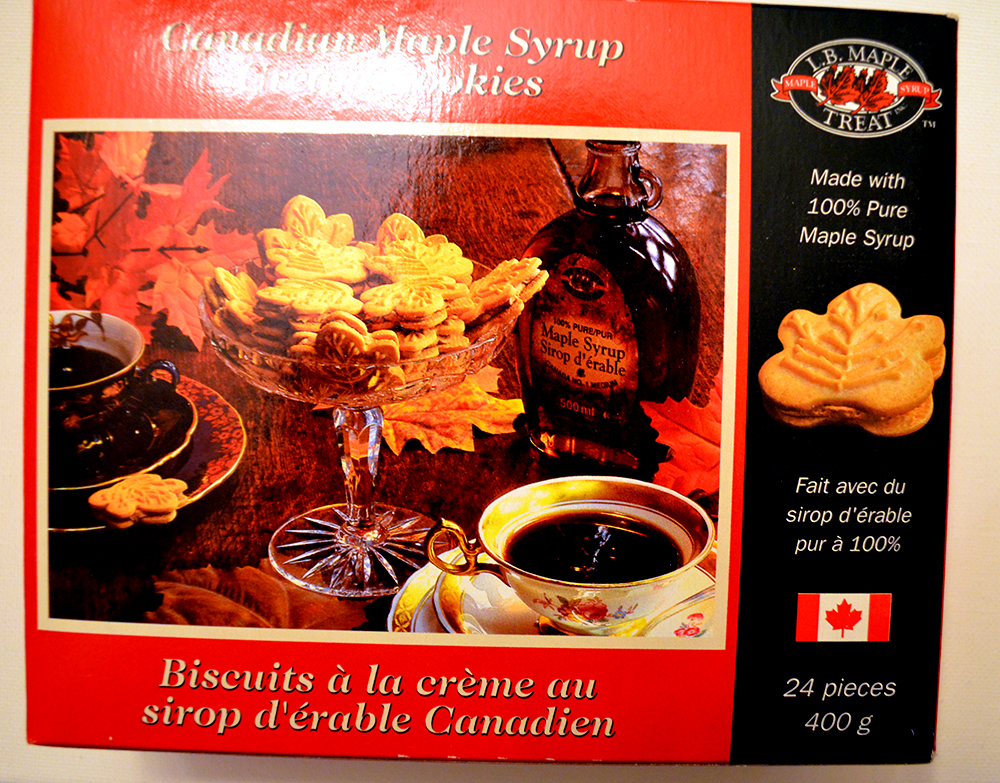 Canadian Maple Syrup Cream Cookies
