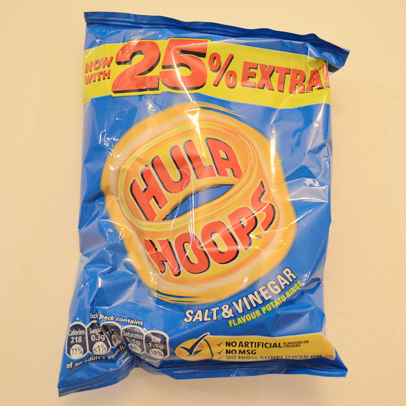 Hula Hoops Salt & Vinegar Flavor Potato Rings