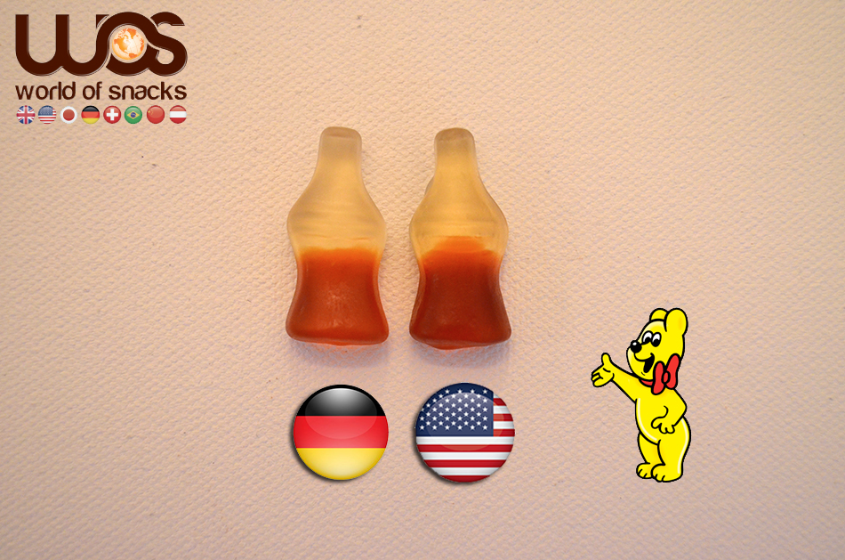 German vs American Happy Cola Gummi