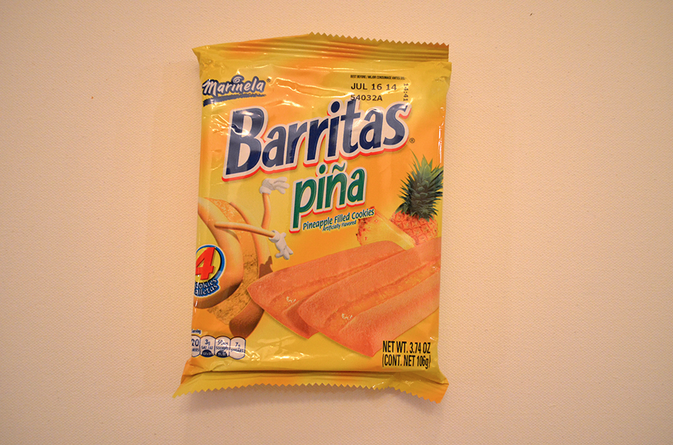 Barritas Pina Pineapple Filled Cookies
